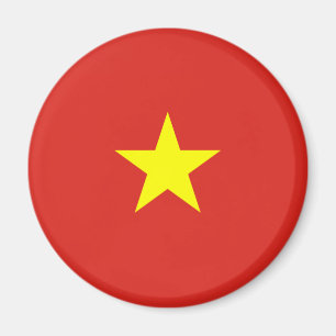 Aimant Drapeau vietnamien (Vietnam)
