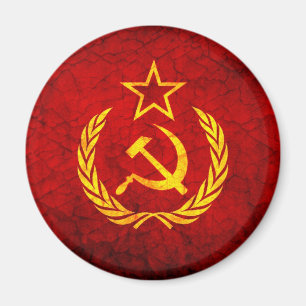 Aimant Drapeau vintage de CCCP