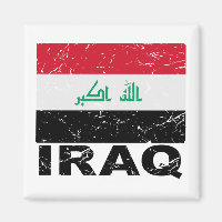 Drapeau Vintage de l'Irak