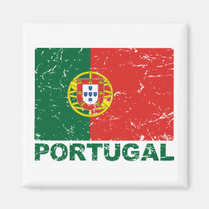 Aimant Drapeau Vintage Portugal