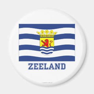 Aimant Drapeau Zeeland avec nom