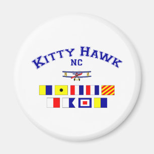 Aimant Drapeaux de signal d'OR Kitty Hawk