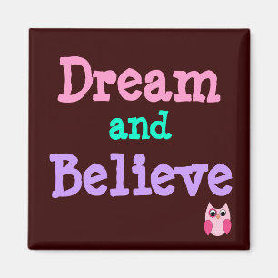 Aimant Dream and Believe Owl