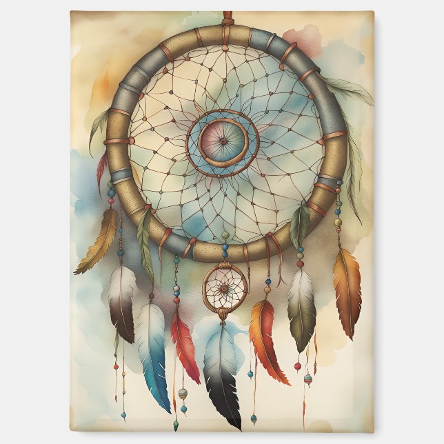 Aimant Dream Catcher Art (Recto)