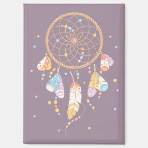 Aimant Dreamcatcher Tribal Boho Sur Purple V2