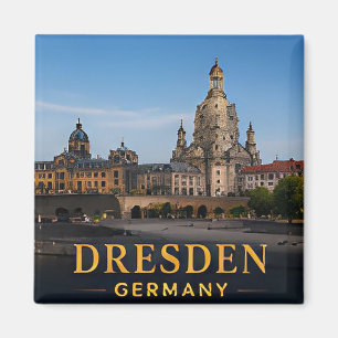 Aimant Dresde Allemagne Destination de Voyage Ville Histo