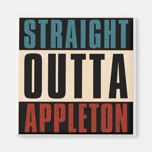 Aimant Droit devant Appleton Wisconsin WI (Devant)