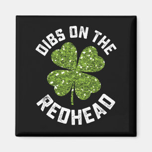 Aimant Droit sur la rousse Shamrock de la Saint-Patrick