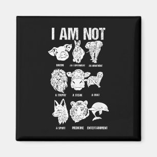 Aimant Droits des animaux Protection des animaux Go Vegan
