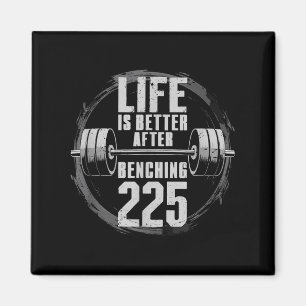 Aimant Drôle 225 livres banc de presse Gym - Mieux après 