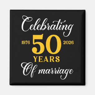 Aimant Drôle 50 Ans De Mariage 1976 50e Anniversaire De M