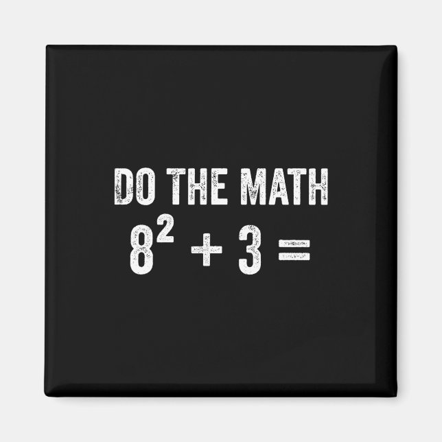 Aimant Drôle 67 Meme Math Six Sept Professeur Brainrot Bl (Devant)
