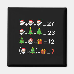 Aimant Drôle 67 Meme Noël Mathématiques Professeur Santa