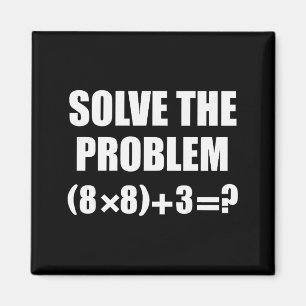 Aimant Drôle 67 Meme Pemdas Prof de Math Élémentaire Cerv