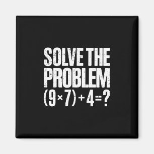 Aimant Drôle 67 Mème Pemdas Prof de maths Brainrot Élémen