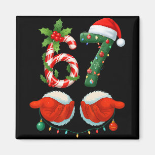 Aimant Drôle 67 Noël 6 7 Mème Pyjama Fête Génération Al
