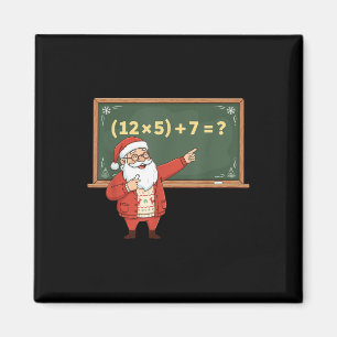 Aimant Drôle 67 Six Sept Prof de Maths Noël Meme Equ