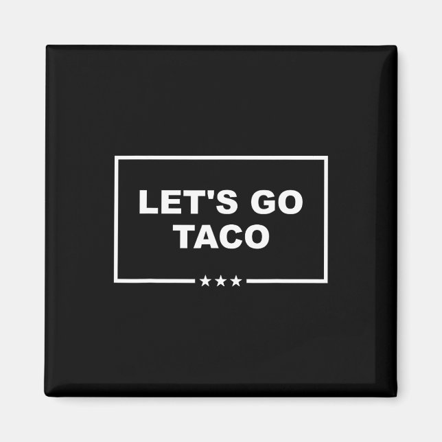 Aimant Drôle Allons-y Taco 29 (Devant)