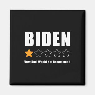 Aimant Drôle Anti Biden Pro Trump 1 Étoile Élection de cl