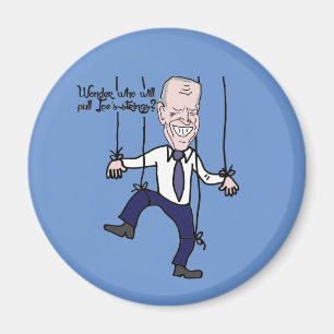 Aimant Drôle Anti Joe Biden Marionnette Caricature politi