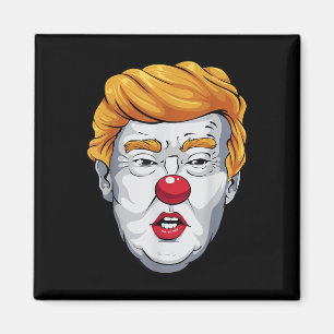 Aimant Drôle anti-Trump Clown 2024 Élection Halloween