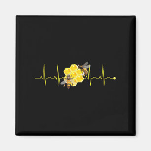Aimant Drôle Bee Heartbeat Hive Nature Buzzing Insect Lov