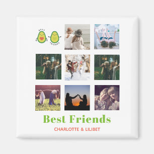 Aimant Drôle BFF PHOTO COLLAGE Cadeau personnalisé AVOCAD