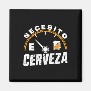 Aimant Drôle Bière Mexicaine Necesito Cerveza J'Ai Besoin