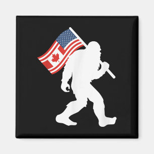 Aimant Drôle Bigfoot Canada Les 51 États Trump Canada Éta