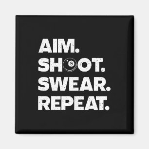 Aimant Drôle Billard Art Pour Hommes Femmes Joueur Billar