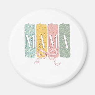 Aimant Drôle Bow Coquette Mama Fleurs Fête des Mères