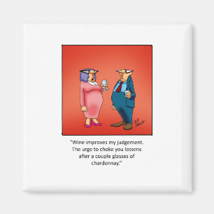 Aimant Drôle cadeau de vin!