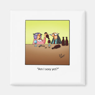 Aimant Drôle cadeau de vin!