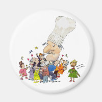 Drôle Cartoon Chef Français