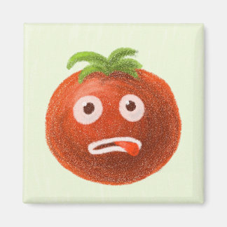 Aimant Drôle Cartoon Tomato