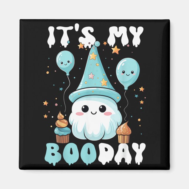 Aimant Drôle C'est la journée de mon Boo Halloween d'anni (Devant)
