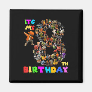 Aimant Drôle, c'est mon 8e anniversaire italien Brainrot