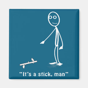 Aimant Drôle C'est Un Bâton, Costume de Stickman - Bâton