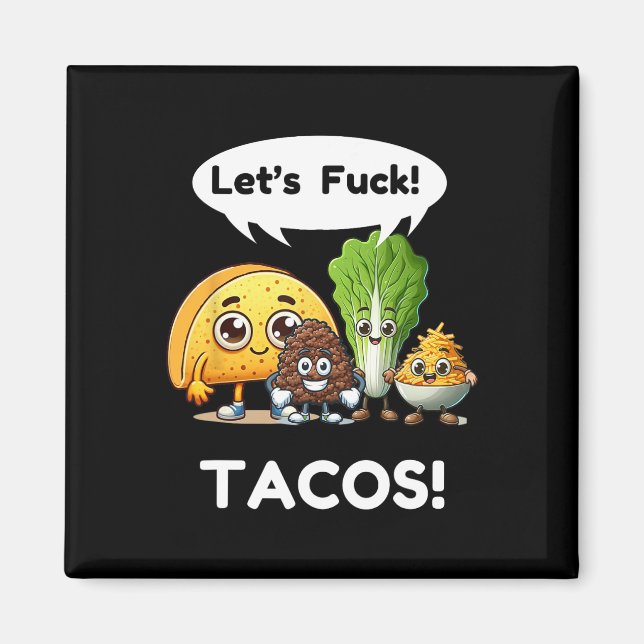 Aimant Drôle Chemise Taco. Cinco De Mayo1 (Devant)