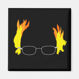 Aimant Drôle Cheveux de Feu Bernie Sanders