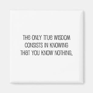 Aimant Drôle, citation de "véritable sagesse"