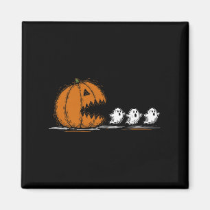 Aimant Drôle Citrouille chasse fantôme Vintage Halloween 