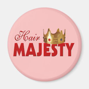 Aimant Drôle coiffeuse