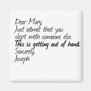 Aimant Drôle conception athée