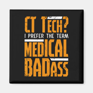 Aimant Drôle Ct Tech Radiologie Ct Ct Scan - Médicale Mau