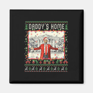 Aimant Drôle Daddy Accueil Trump laide Sweater de Noël Xm