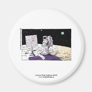 Aimant drôle d'astronaute perdu