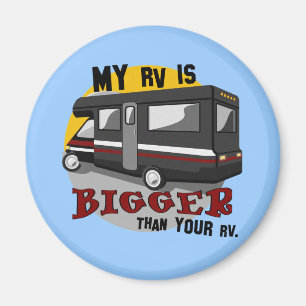 Aimant drôle de camping de rv