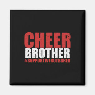 Aimant Drôle de cheerleading frère de pom-pom girls souti