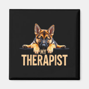Aimant Drôle de chiot Gsd Shep My Therast Berger Allemand